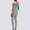 Stretch trousers in Prince of Wales jacquard Stretch trousers in Prince of Wales jacquard