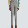 Stretch trousers in Prince of Wales jacquard Stretch trousers in Prince of Wales jacquard