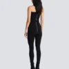 Stretch trousers with belt Stretch trousers with belt