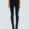 Stretch trousers with belt Stretch trousers with belt