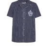 Striped poplin pyjama shirt