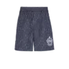 Striped poplin pyjama shorts