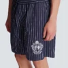 Striped poplin pyjama shorts