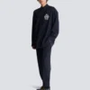Striped wool College Emblem shirt