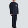 Striped wool College Emblem shirt