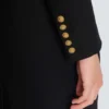 Structured Crepe Long Dress