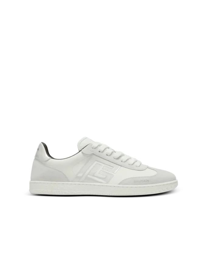 Suede Balmain Swan trainers