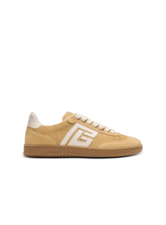 Suede Balmain Swan trainers