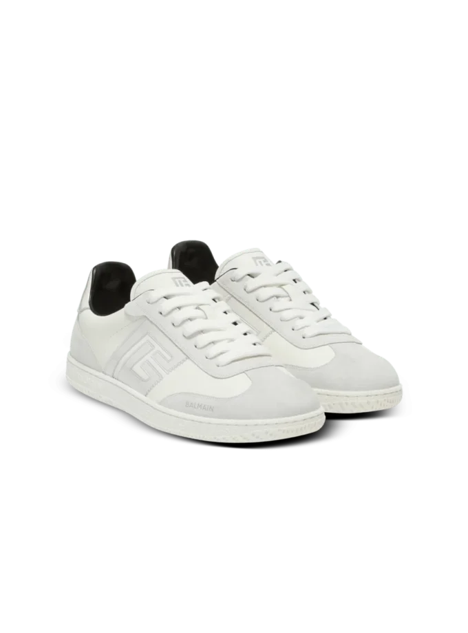 Suede Balmain Swan trainers