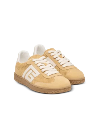 Suede Balmain Swan trainers