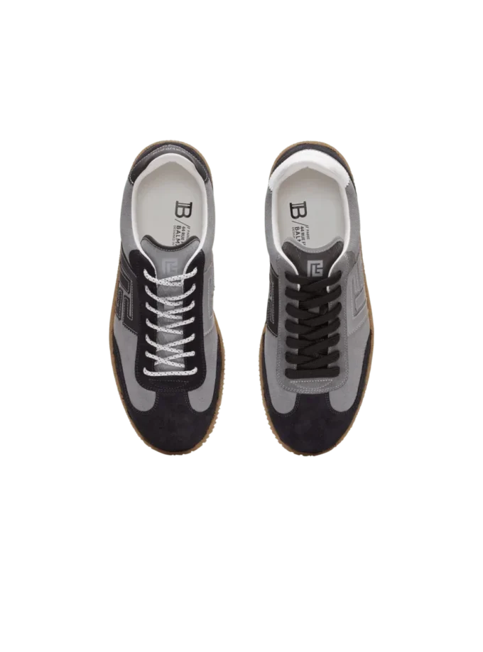 Suede Balmain Swan trainers