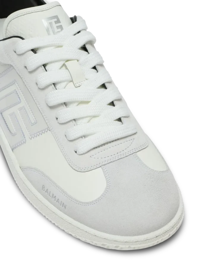 Suede Balmain Swan trainers