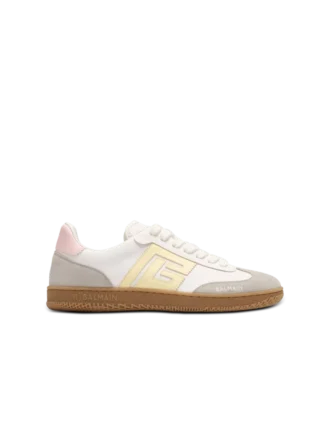 Swan trainers in calfskin and nylon