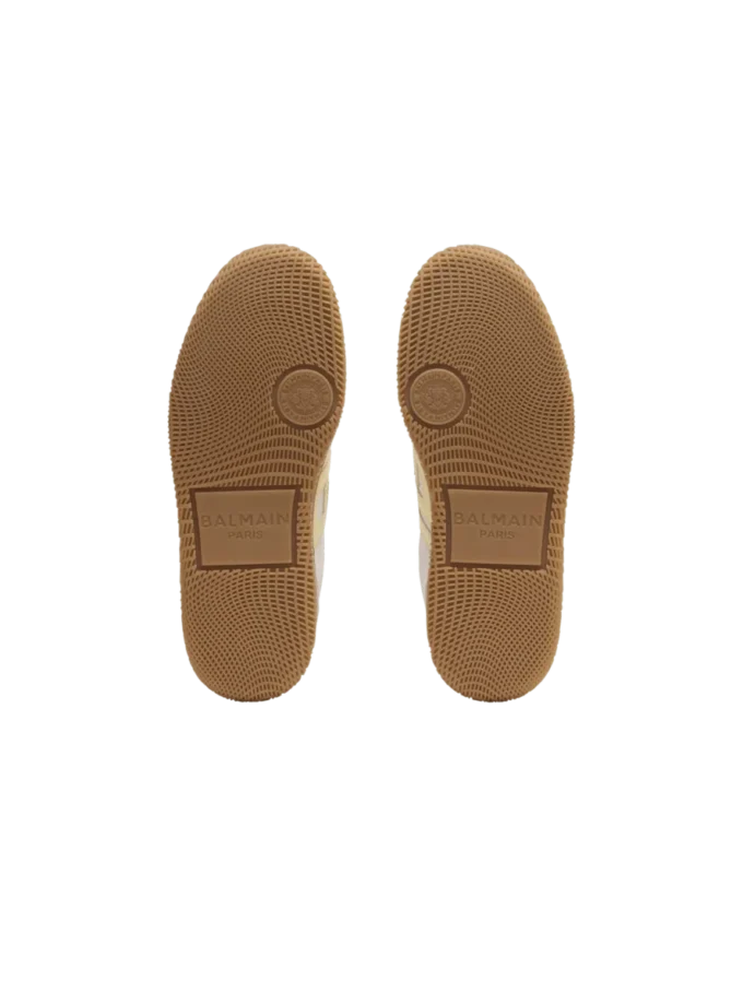 Swan trainers in calfskin and nylon
