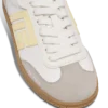 Swan trainers in calfskin and nylon
