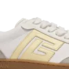 Swan trainers in calfskin and nylon