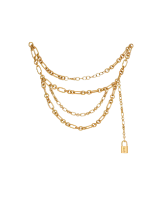 Sync brass chain belt