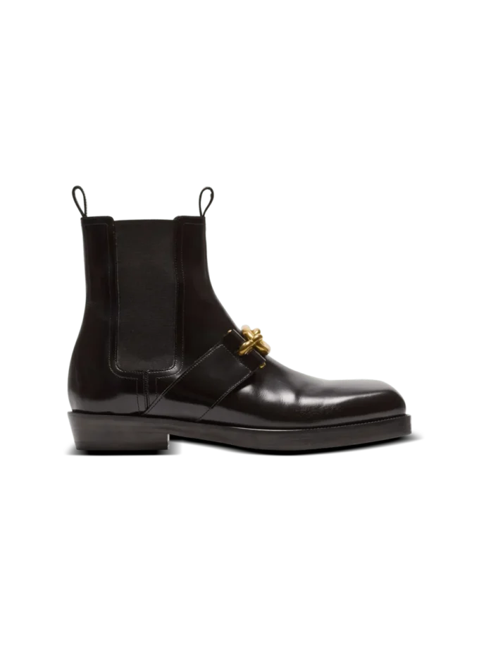 Sync Chelsea boots in glazed leather