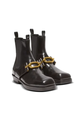 Sync Chelsea boots in glazed leather