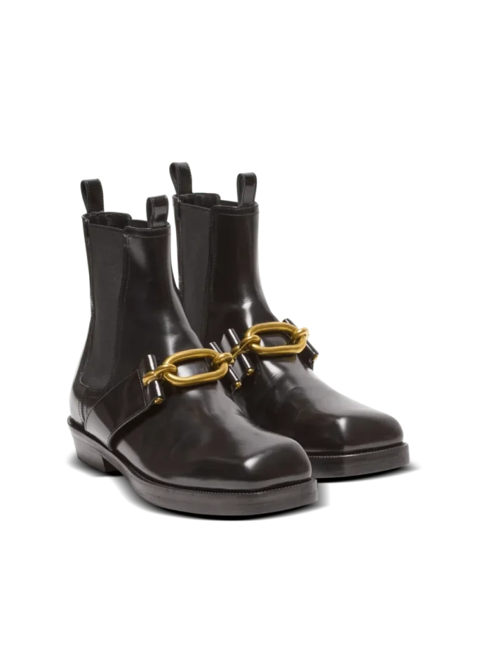 Sync Chelsea boots in glazed leather