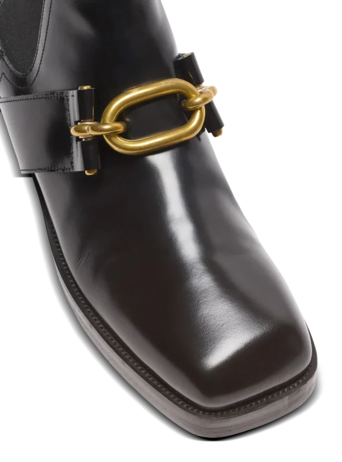 Sync Chelsea boots in glazed leather