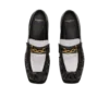 Sync glazed leather loafers