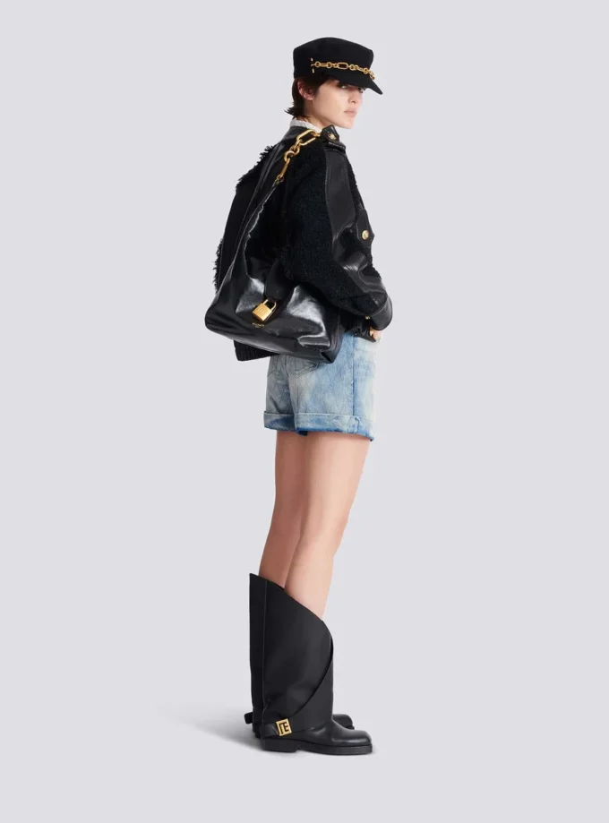 Sync Hobo bag in calfskin leather Sync Hobo bag in calfskin leather
