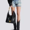 Sync Hobo bag in calfskin leather Sync Hobo bag in calfskin leather