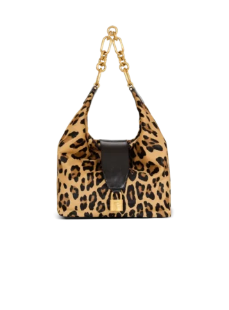 Sync Hobo leopard print leather bag
