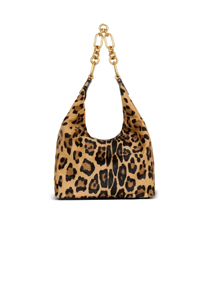 Sync Hobo leopard print leather bag