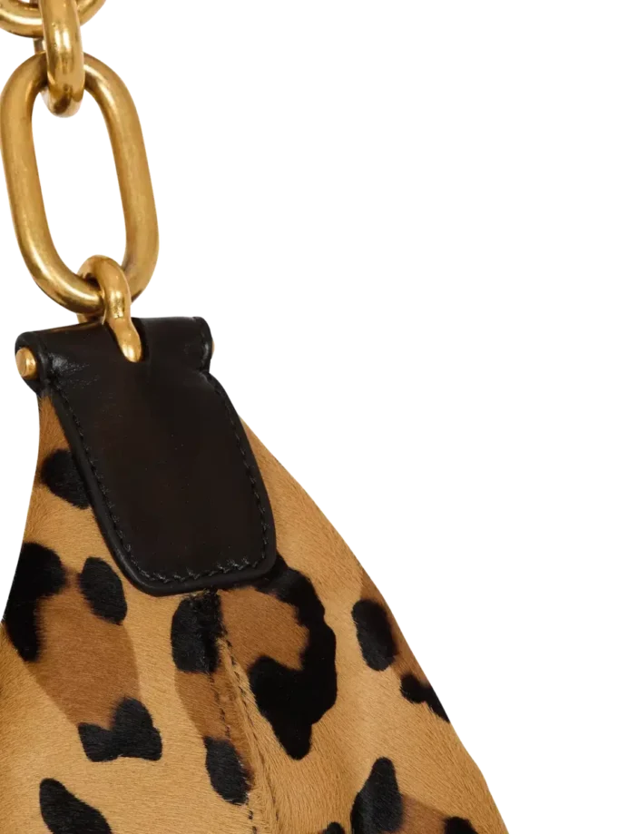 Sync Hobo leopard print leather bag
