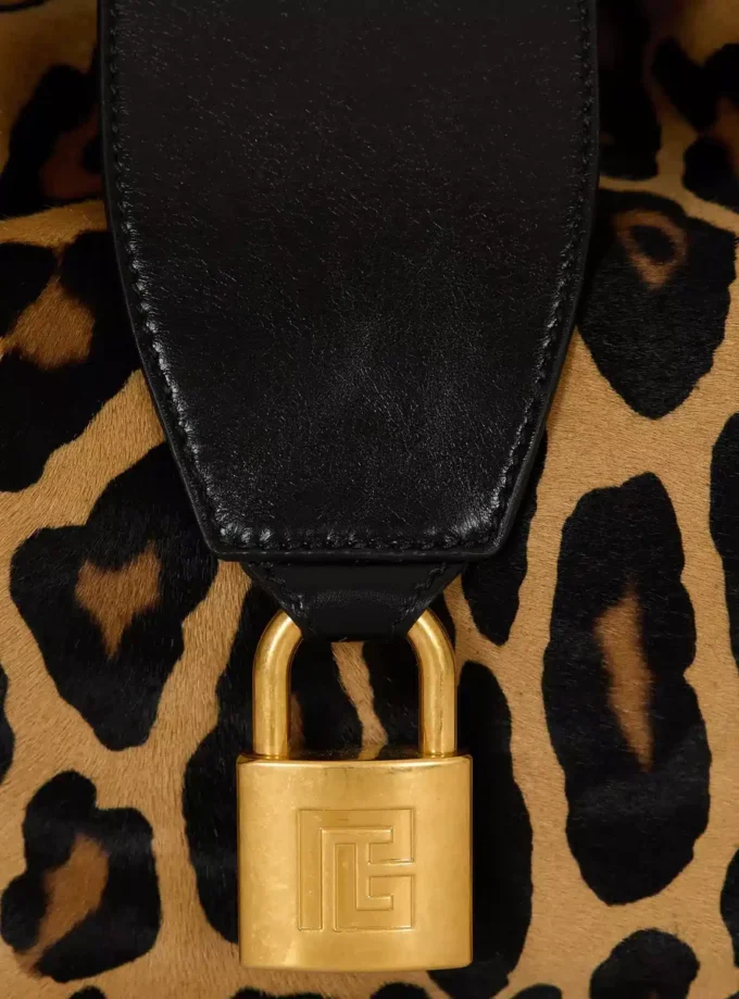 Sync Hobo leopard print leather bag