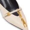 Sync leather mules with pointed toe