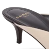 Sync leather mules with pointed toe