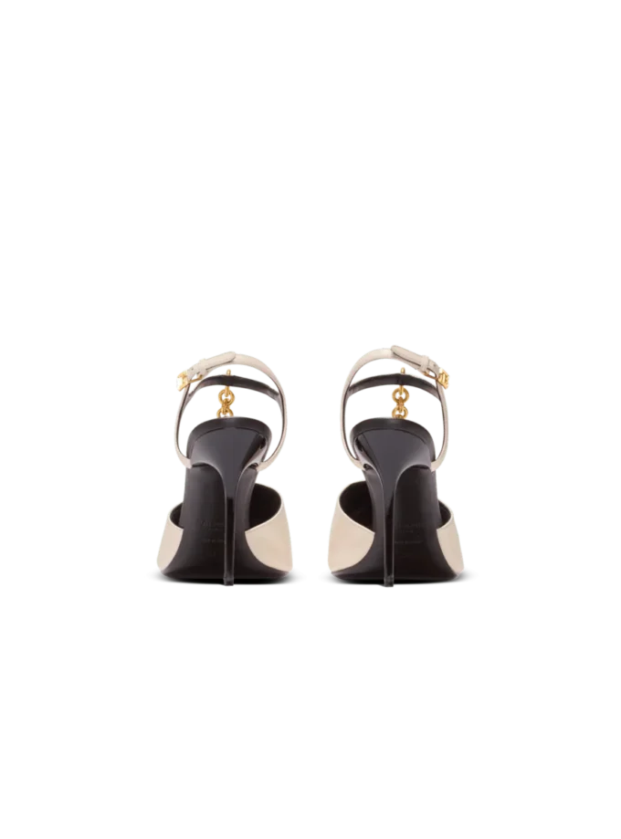 Sync leather sandals with heel Sync leather sandals with heel