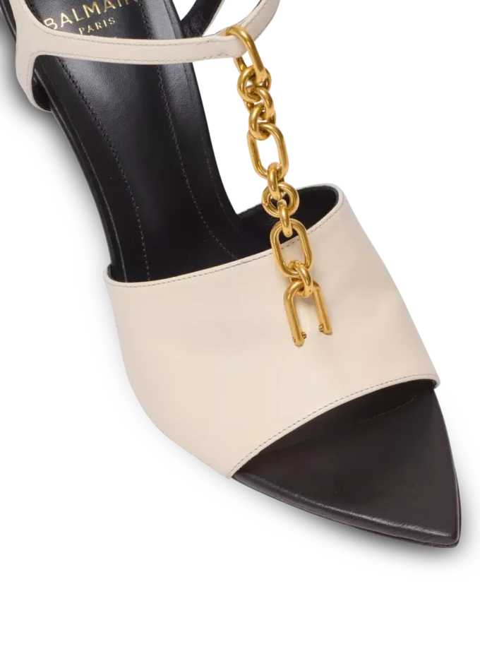 Sync leather sandals with heel Sync leather sandals with heel