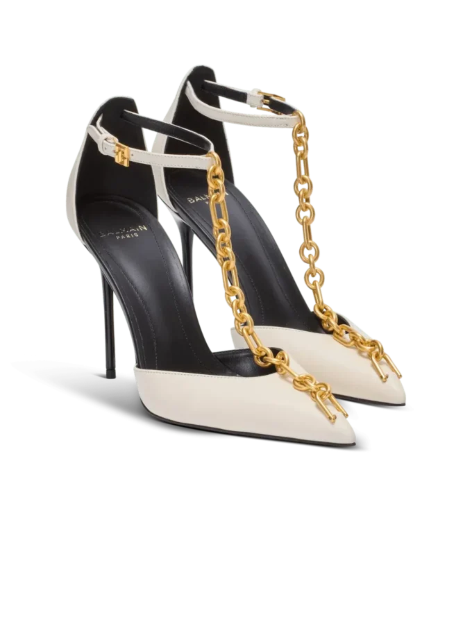 Sync leather stilettos with pointed toe Sync leather stilettos with pointed toe