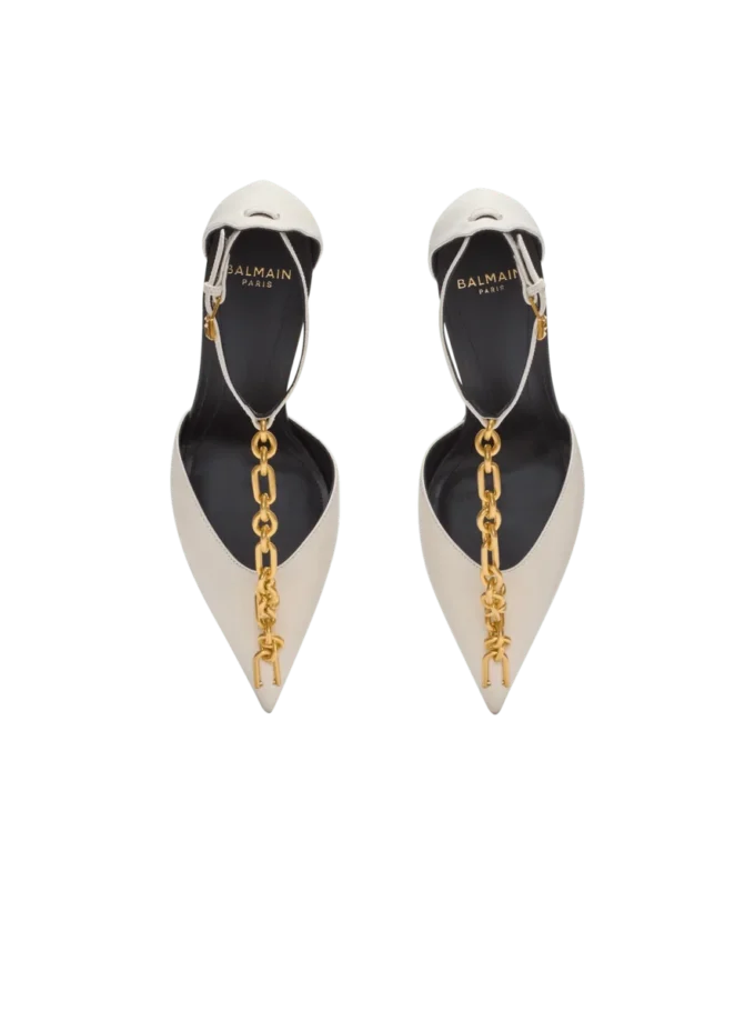Sync leather stilettos with pointed toe Sync leather stilettos with pointed toe