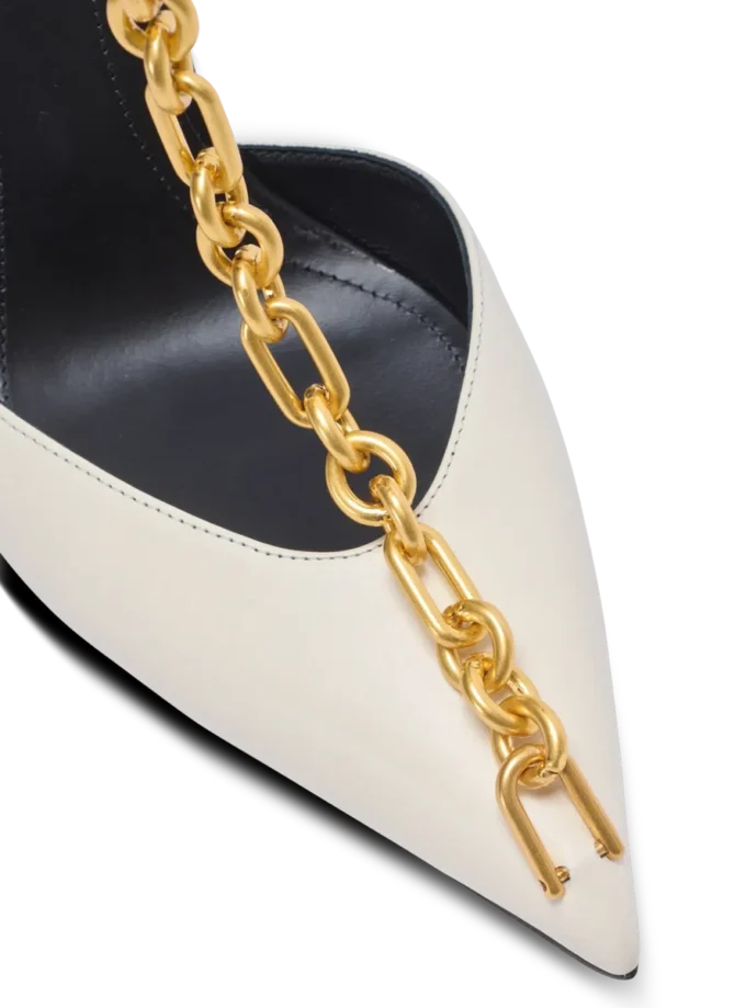 Sync leather stilettos with pointed toe Sync leather stilettos with pointed toe