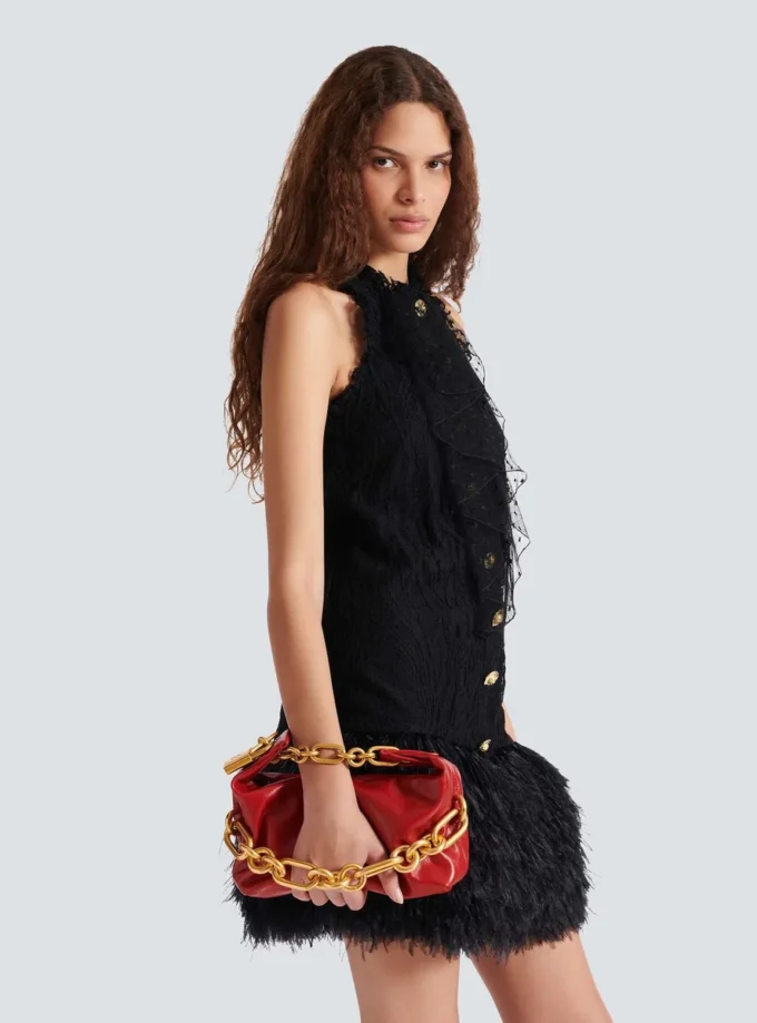 Sync Mini bag in calfskin leather