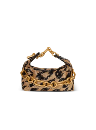 Sync Mini leopard pattern embroidered bag