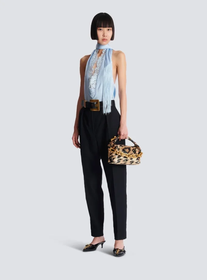 Sync Mini leopard pattern embroidered bag Sync Mini leopard pattern embroidered bag