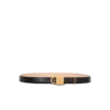Sync narrow leather belt