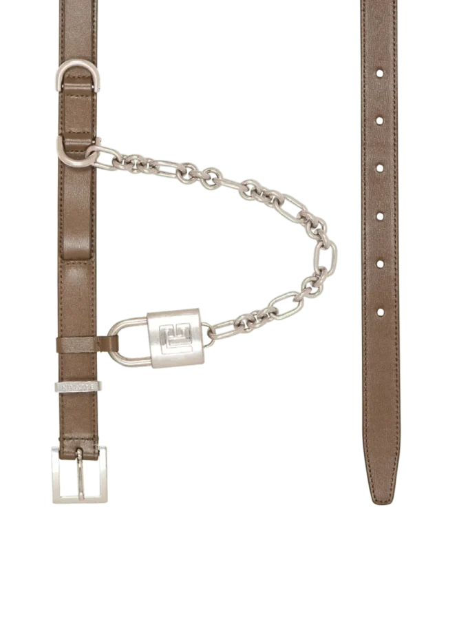 Sync narrow leather belt Sync narrow leather belt