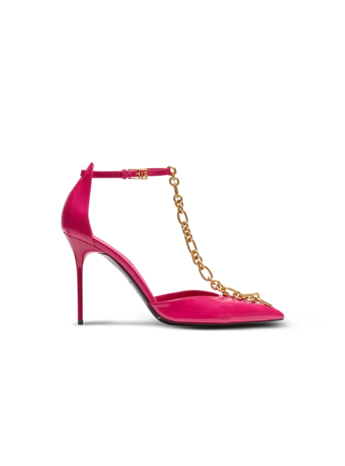 Sync patent leather stilettos