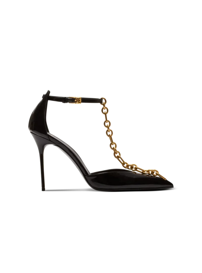 Sync patent leather stilettos