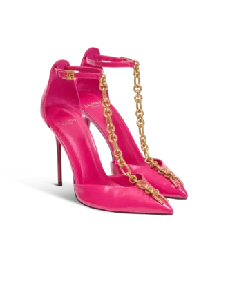 Sync patent leather stilettos