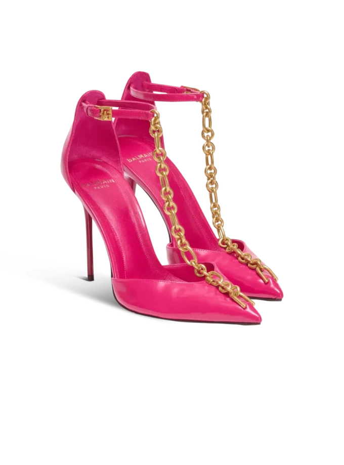 Sync patent leather stilettos