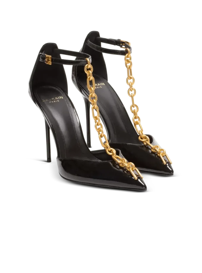 Sync patent leather stilettos