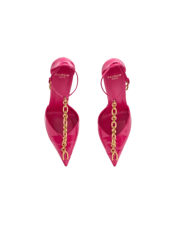 Sync patent leather stilettos